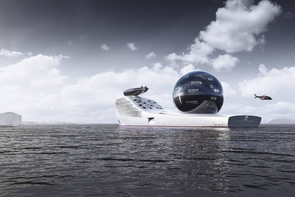 The futuristic superyacht project 